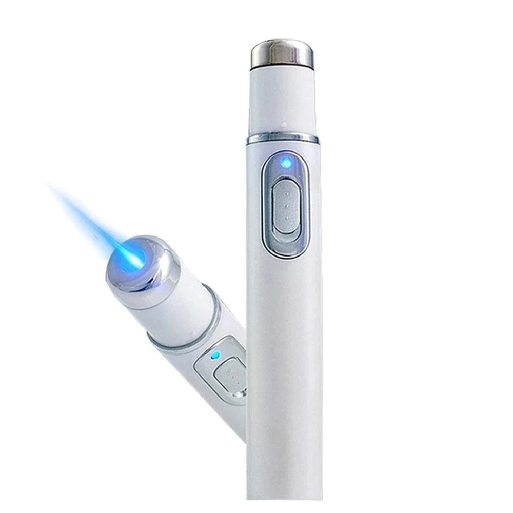 Blue Light Therapy Acne Laser Pen Soft Scar Wrinkle Removal Treatment Device Skin Care Beauty Equipment - No logo