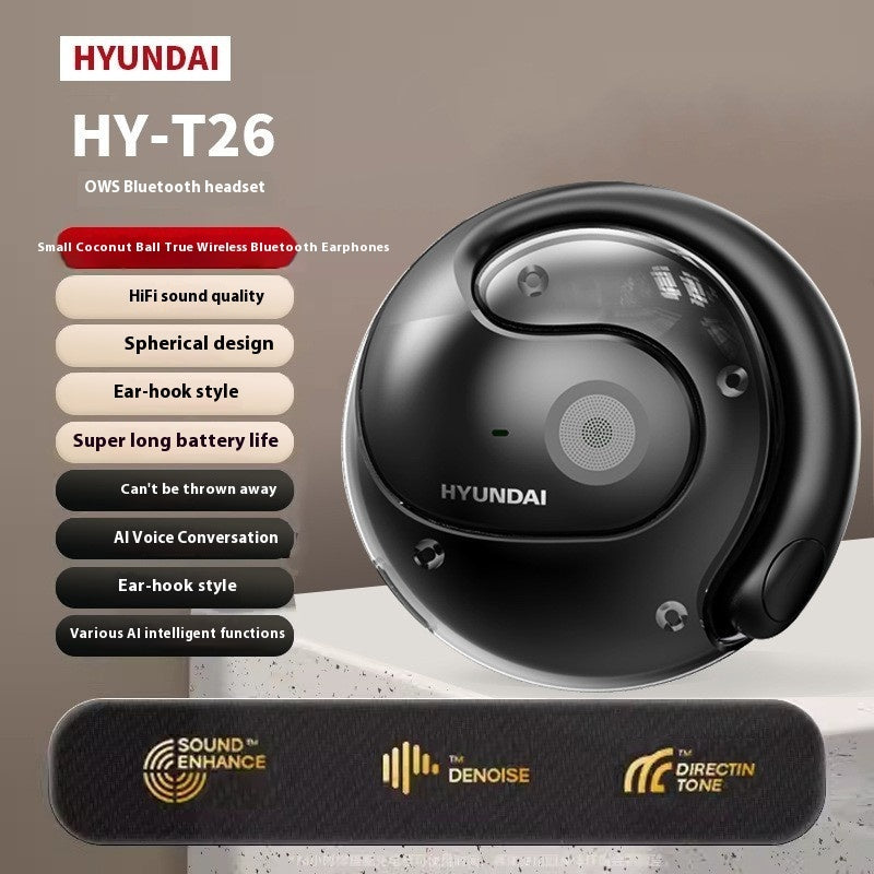 Casque Bluetooth sans fil Coconut Ball Casque auriculaire à réduction de bruit