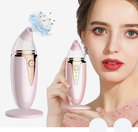 Blackhead Remover Electronic Pore Vacuum Cleaner For Women Men Face Nose Soft Silicone Probes Whitehead Acne Extractor Rechargeable Comedone Suction Removel Tool